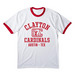 Parent Bleacher Shirt, a White/ Red Cotton Ringer Tee