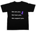 2026 Mental Health Awareness Month, a Black Comfort Colors Unisex Tee (back-view)