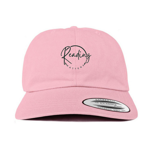 Reading Matters Hat (F24) CL/R SIG, a Pink Printed Classic Baseball Cap