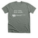 Your Vote, Your Voice, a Deep Heather Premium Unisex Tee