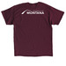 NEW! Official UMZM Apparel, a Maroon Classic Unisex Tee (back-view)
