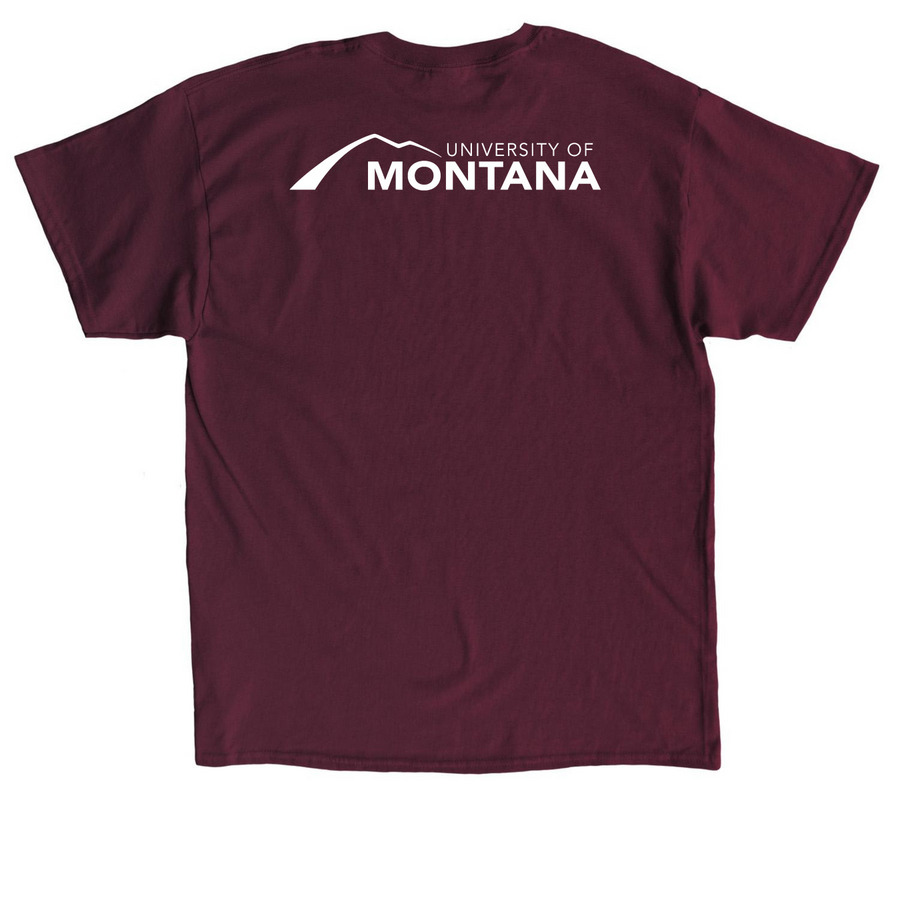 NEW! Official UMZM Apparel, a Maroon Classic Unisex Tee (back-view)