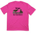 Black-footed Albatross & Chick - Performance, a Neon Pink Classic Performance Tee