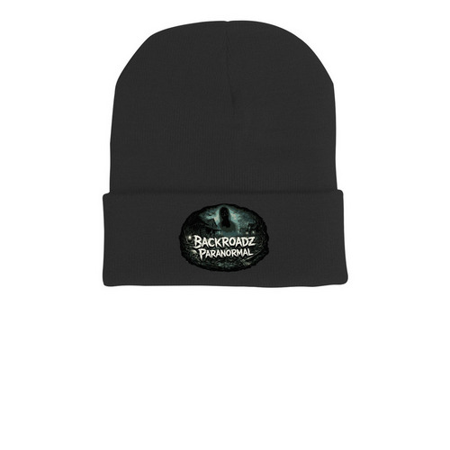 Backroadz Paranormal Beanie, a Black Printed Cuffed Beanie