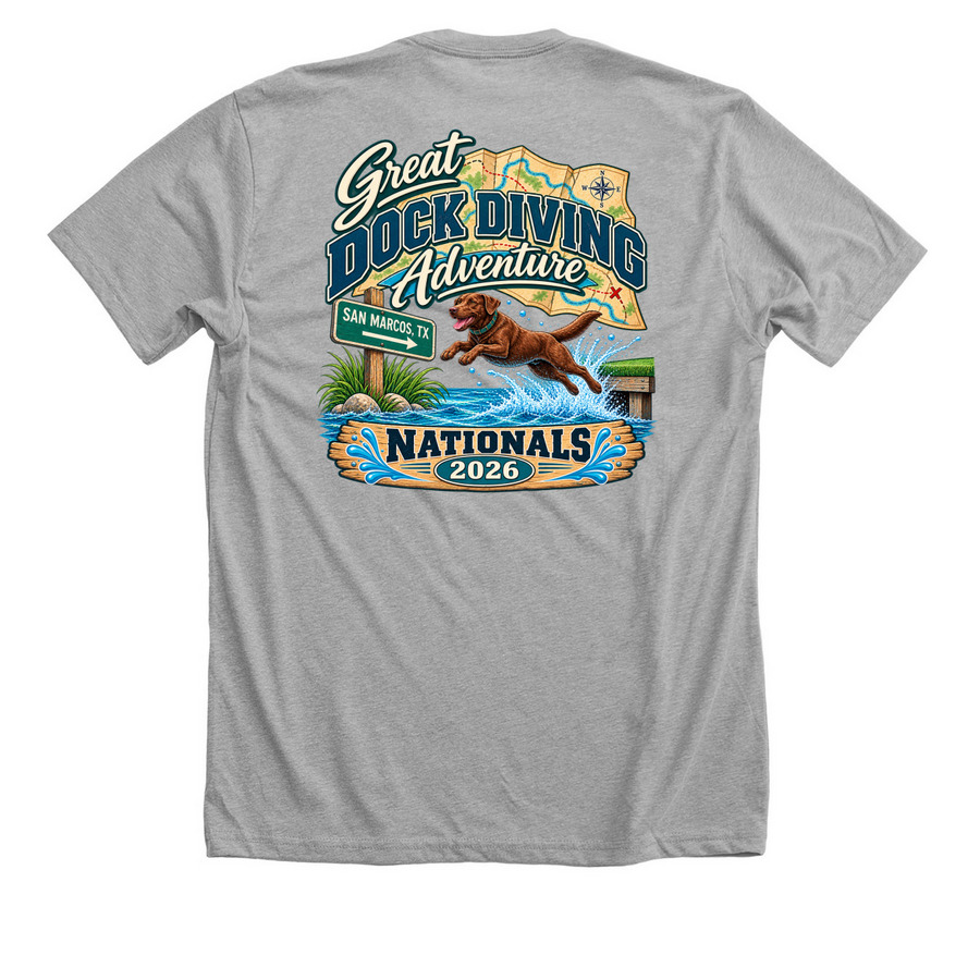 K9WW Nationals Shirts!, a Athletic Heather Premium Unisex Tee (back-view)