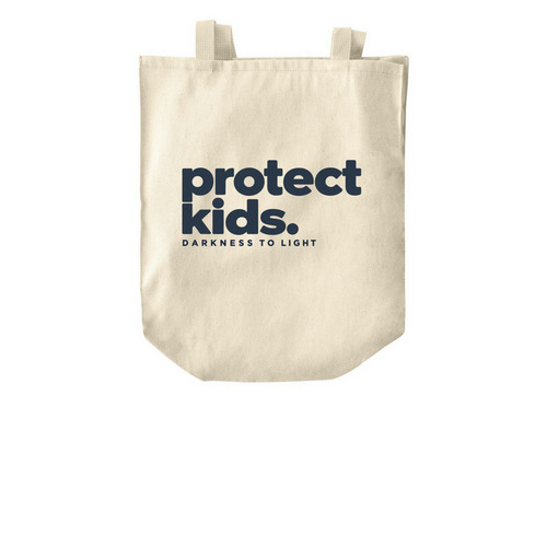 Protect Kids Tote, a Natural Over-the-Shoulder Shopping Tote Bag
