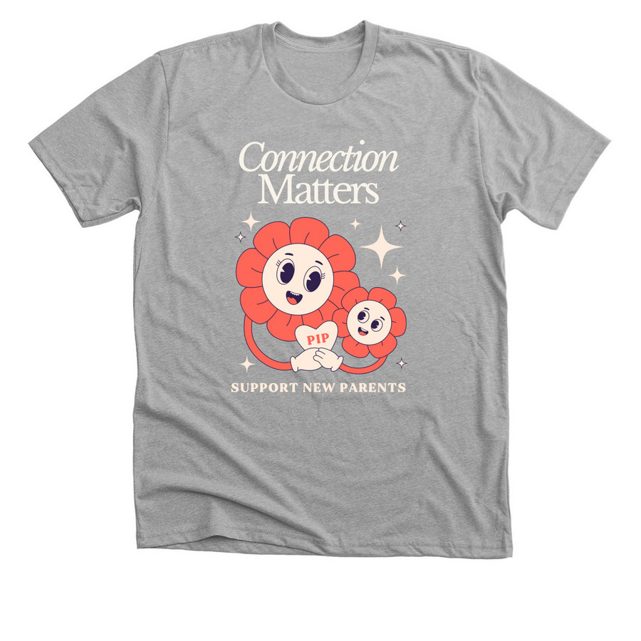 Support Parents, a Athletic Heather Premium Unisex Tee