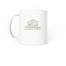 CHA Rescue Dog Mom Mug, a White Coffee Mug (back-view)