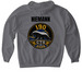 NIEMANN, a Charcoal Gildan Softstyle Pullover Hoodie (back-view)