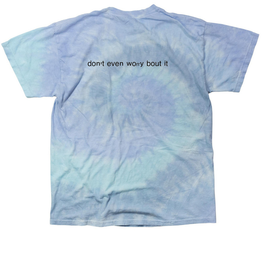 Classic Man Tie Dye, a Lagoon Classic Tie Dye Tee (back-view)