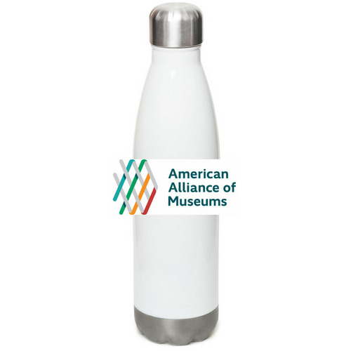 Stainless Steel Water Bottle, a White Stainless Steel Water Bottle