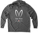Bun Mom - White, a Aluminum Grey Allmade Eco Triblend Hoodie Tee
