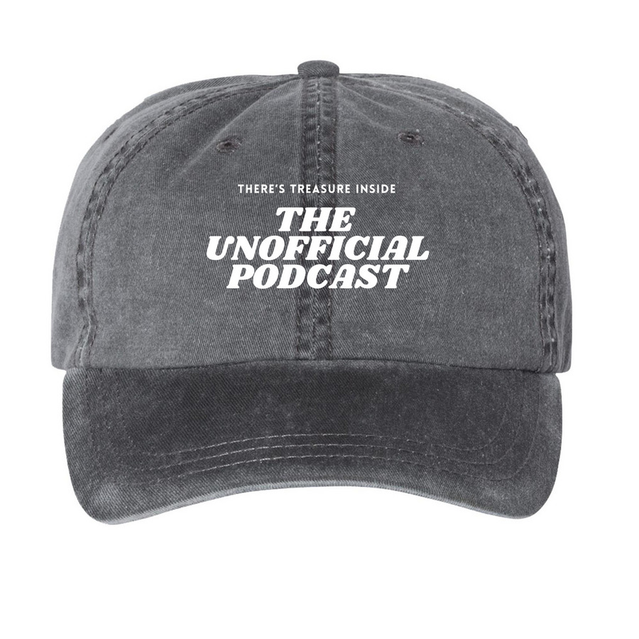 TTI Unofficial Hats, a Black Printed Pigment Dye Baseball Cap