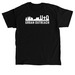 UO Classic Unisex Tee/White Logo/Jesus Loves, a Black Classic Unisex Tee