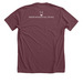 Bantam (Twee), a Heather Maroon Premium Unisex Tee (back-view)