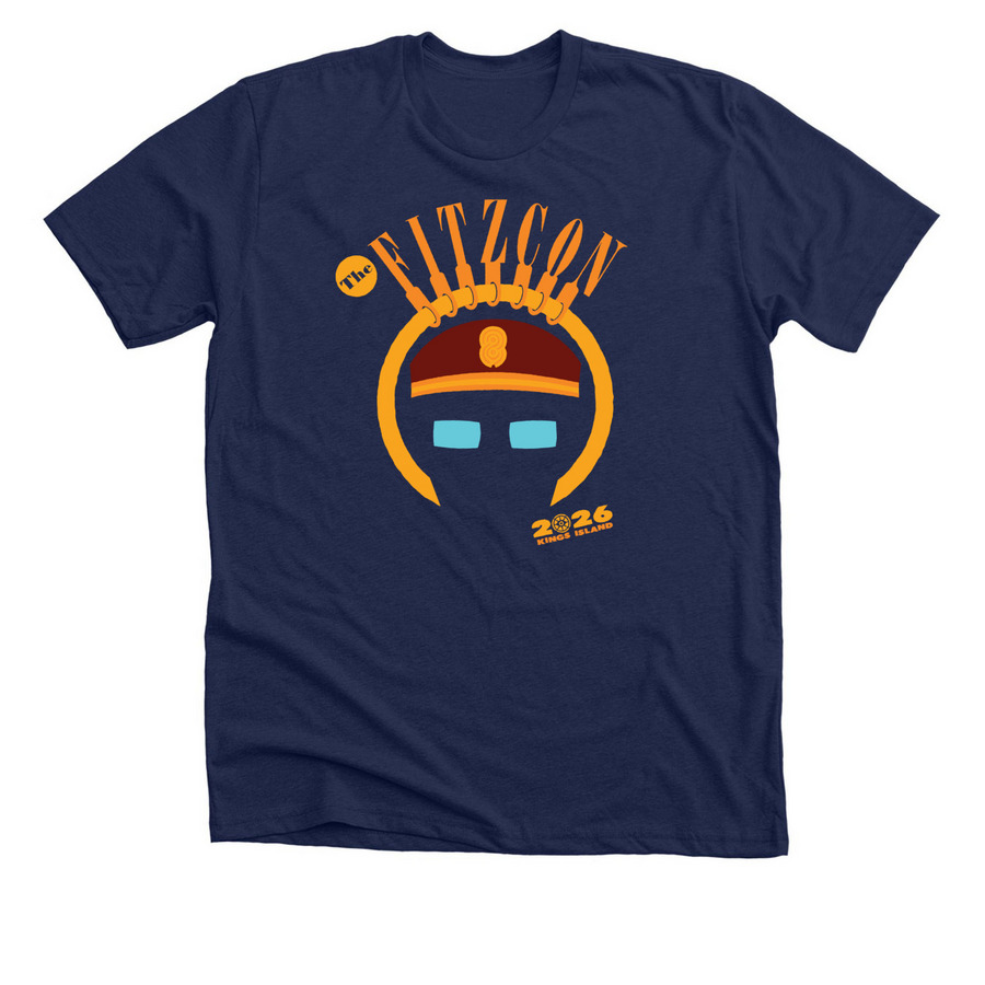 FitzCon2026, a Solid Navy Blend Premium Unisex Tee