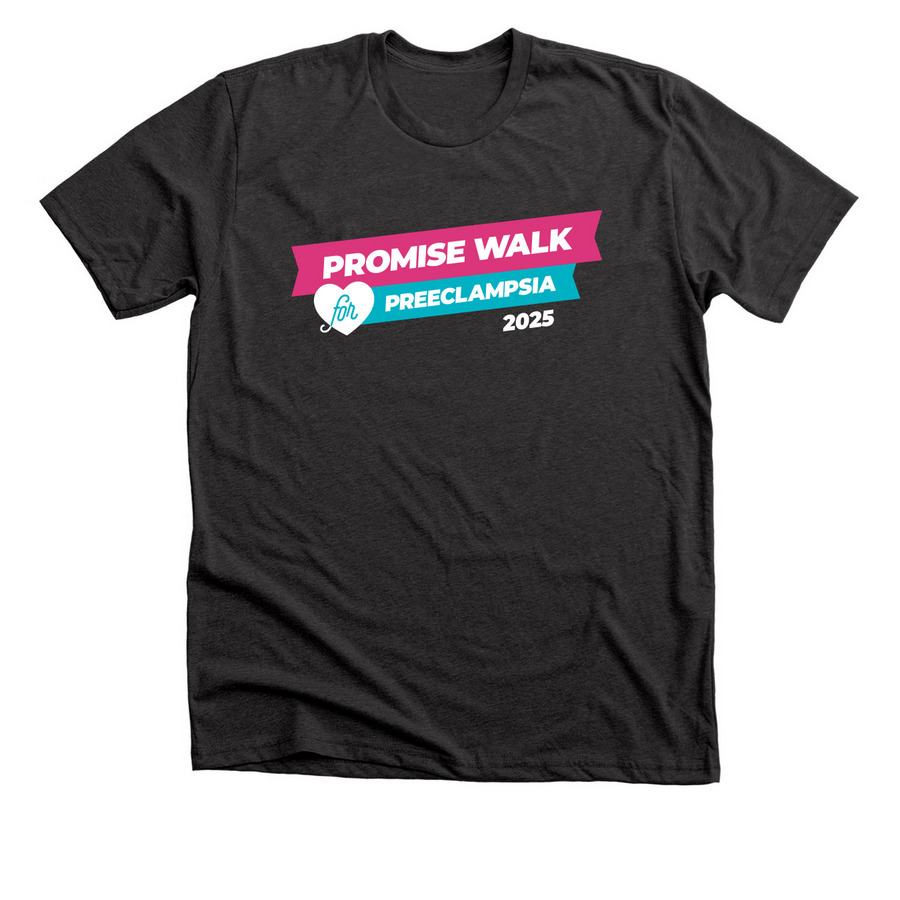 EHG 2025 Promise Walk, a Dark Grey Heather Premium Unisex Tee