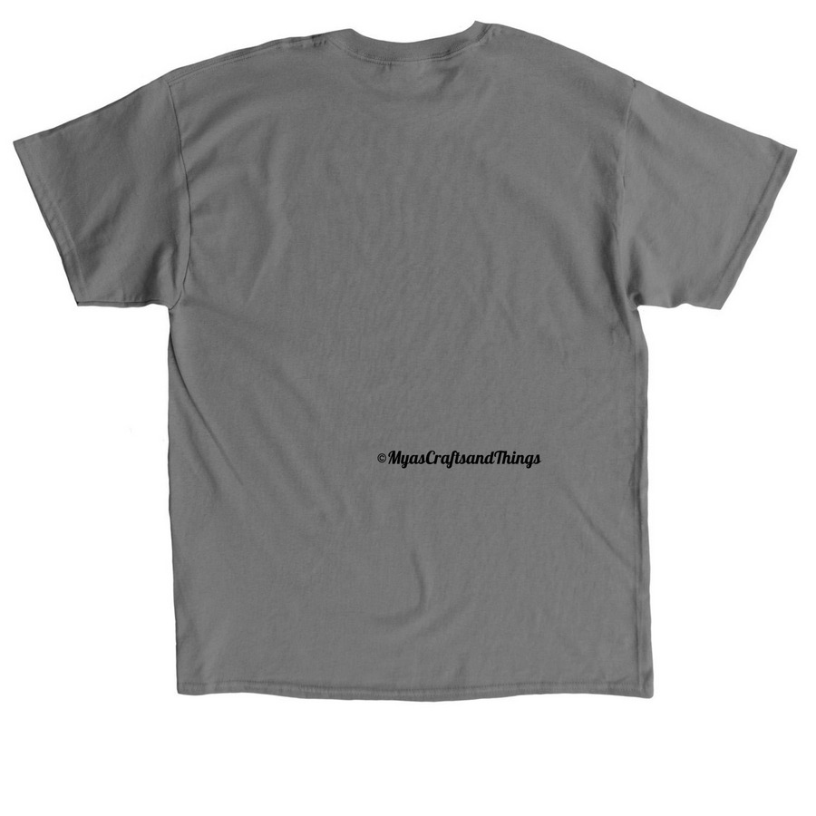 ART IS MY FAVORITE SUBJECT, a Charcoal Classic Unisex Tee (back-view)