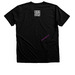 The Trampoline Girl T-Shirt, a Black Heather Premium Unisex Tee (back-view)