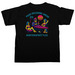 Summer Time, a Black Comfort Colors Unisex Tee (back-view)