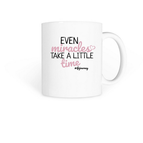? Sip & Support IVF, a White Coffee Mug