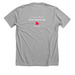Hunter Syndrome Awareness, a Athletic Heather Premium Unisex Tee (back-view)