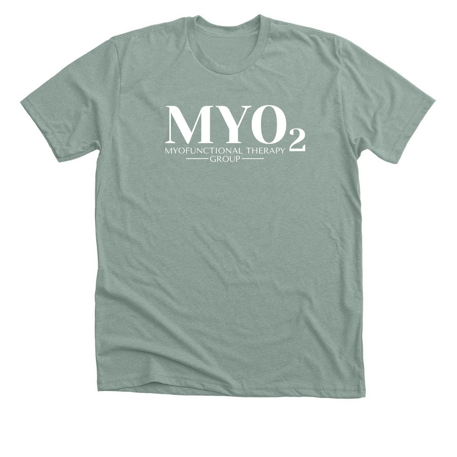 MYO2, a Heather Sage Premium Unisex Tee