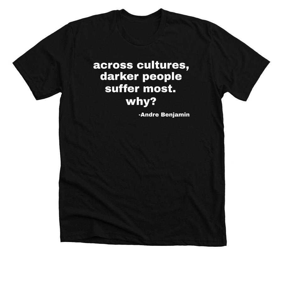 Andre 3000, a Solid Black Blend Premium Unisex Tee