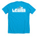 CAN I PET YOUR DOG?, a Neon Blue Premium Unisex Tee (back-view)