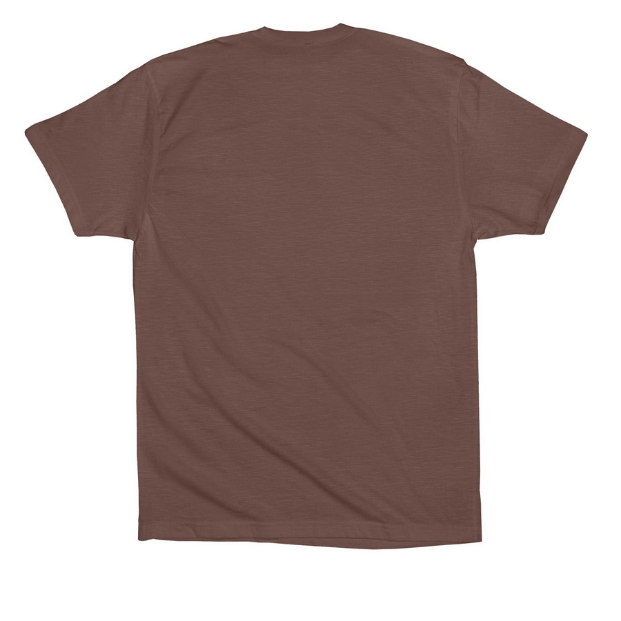 Keep Wild Babies with Wild Moms, a Cocoa Premium Cotton Tee (back-view)