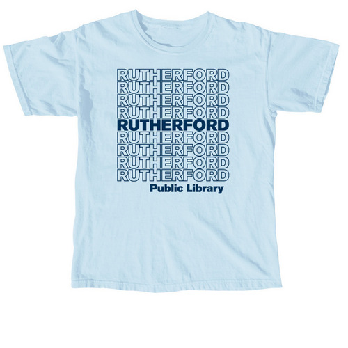 Repeating Rutherford - Blue, a Chambray Comfort Colors Unisex Tee