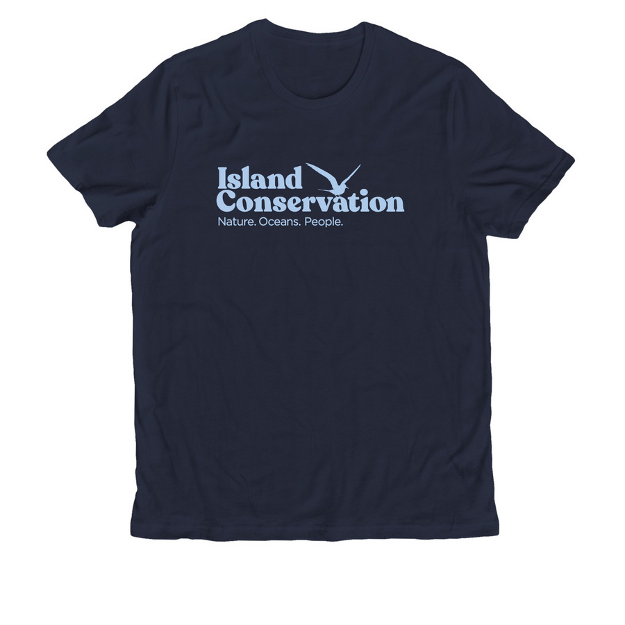 Island Conservation Island Lovers, a Night Sky Navy Allmade Organic Cotton Unisex Tee