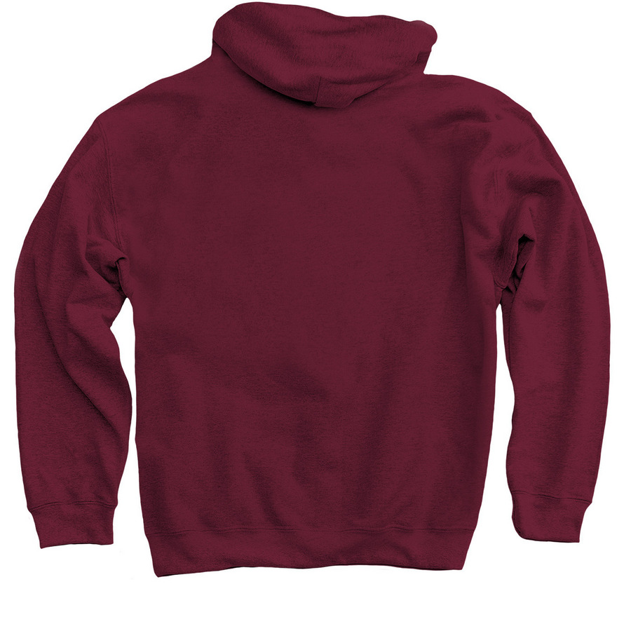 Don't Judge A Dog By Its Breed, a Maroon Pullover Hoodie (back-view)