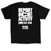 PIRC T-Shirt, a Black Classic Unisex Tee (back-view)