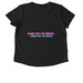 Official FTW Women Books & Brews T-shirt, a Space Black Allmade Eco Triblend Women?s Scoop Neck Tee (back-view)