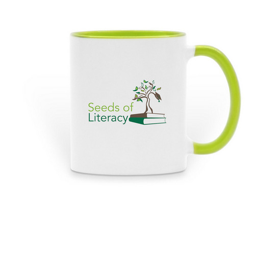 Seeds Two-Tone Mug, a Green Two-Tone Ceramic Mug