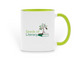Seeds Two-Tone Mug, a Green Two-Tone Ceramic Mug
