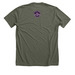 The Olympic Coven 2026 - Dark&nbsp;, a Heather Military Green Premium Unisex Tee (back-view)