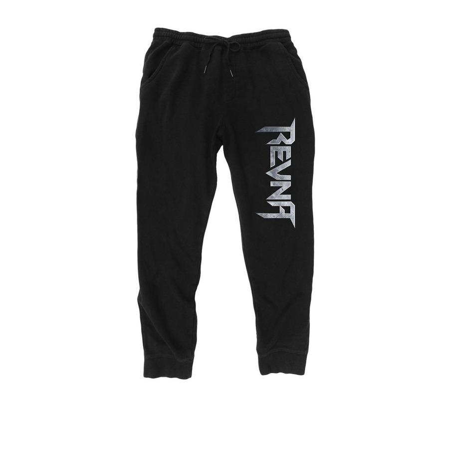 Pants, a Black Midweight Fleece Joggers