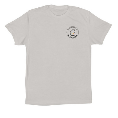 I Joined the Project, a Solid Athletic Grey Premium Cotton Tee