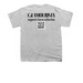 Glamourista Tee, a Sport Grey Youth Unisex Tee (back-view)