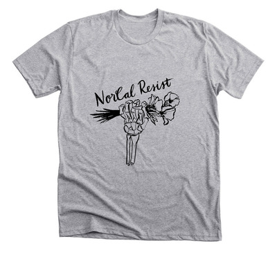 NorCal Resist Calavera, a Athletic Heather Premium Unisex Tee