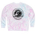 Throw Back Gear- NEER North, a Cotton Candy Tie Dye Crewneck Sweatshirt