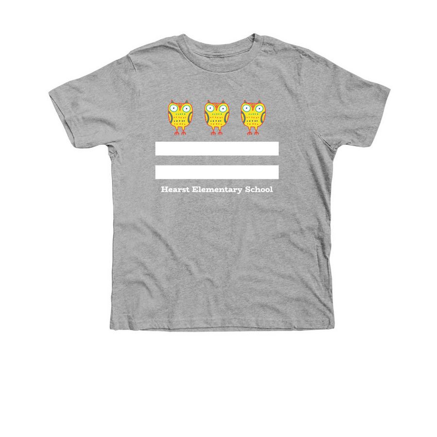 Youth DC Flag Design, a Athletic Heather Premium Youth Tee