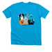 Stay Spooky, a Neon Blue Premium Unisex Tee