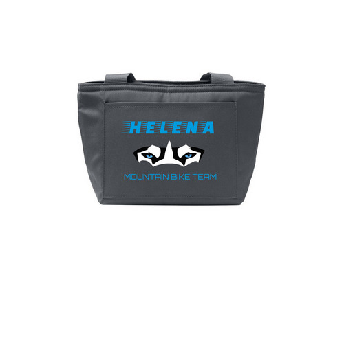 Insulated Lunch Tote | Fast Letters, a Grey Steel Insulated Lunch Tote