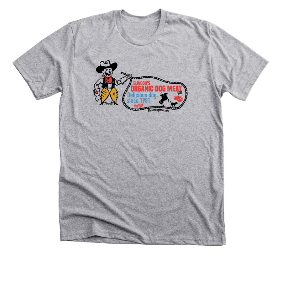 Farmer Elwood, a Athletic Heather Premium Unisex Tee