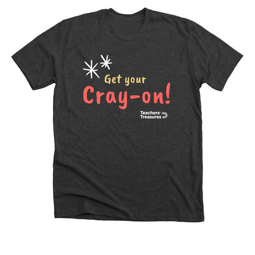 Get Your Cray-on!, a Dark Grey Heather Premium Unisex Tee