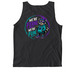 Feral and Fun, a Black Comfort Colors Tank Top (back-view)