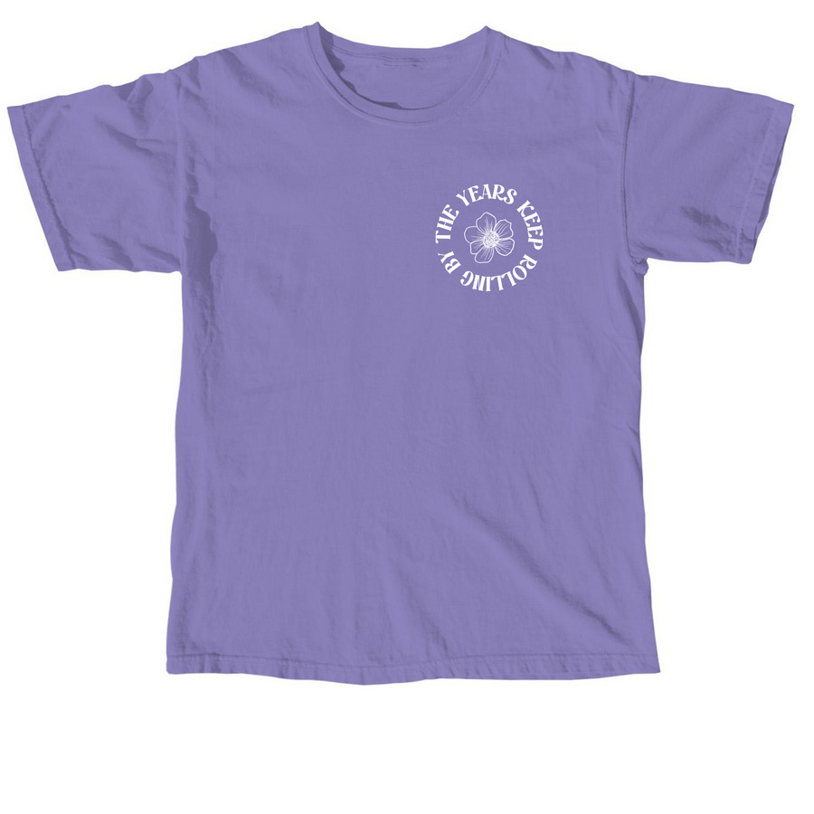 100 Years of Happy, a Violet Comfort Colors Unisex Tee